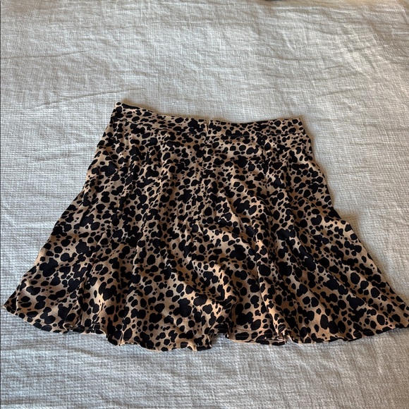 Reformation Black and Tan Skater Skirt - Picture 4 of 4
